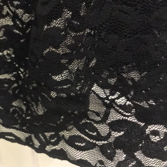 BLACK LACE size large NIGHTIE OR CAN WEAR AS an undergarment out at night. ❤️❤️ - Picture 8 of 10